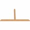 Ekena Millwork Portland Timber Gable Bracket, Western Red Cedar, 108"W x 63"H x 3 1/2"D x 5 1/2"F, 14/12 Pitch GBW108X63X0406POR00SWR - alternate 5
